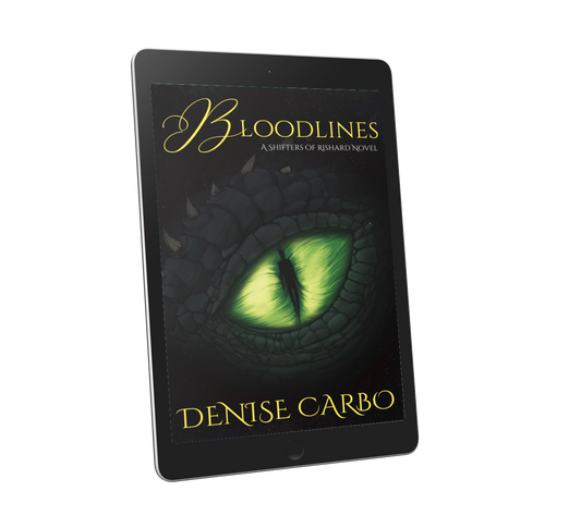 Bloodlines by Denise Carbo eBook cover A dragon shifter paranormal romance