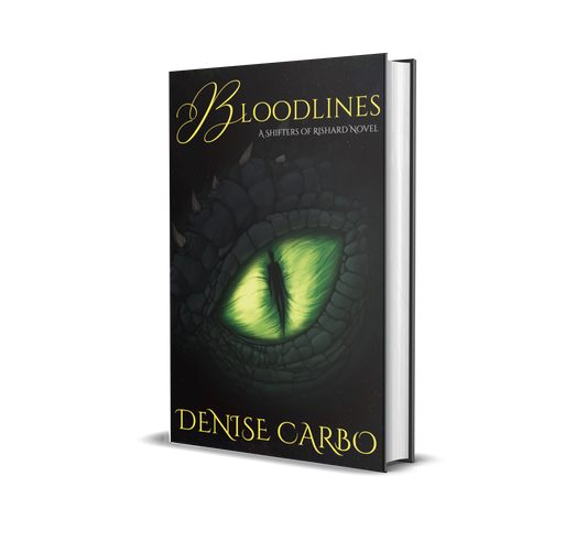 Bloodlines by Denise Carbo hardcover A dragon shifter paranormal romance