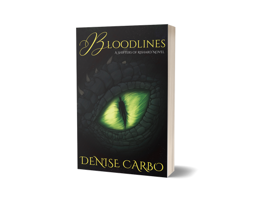 Bloodlines by Denise Carbo paperback cover A dragon shifter paranormal romance