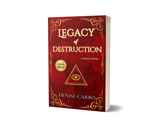 Legacy of Destruction by Denise Carbo large print A witch paranormal romance