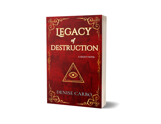 Legacy of Destruction by Denise Carbo paperback edition A witch paranormal romance